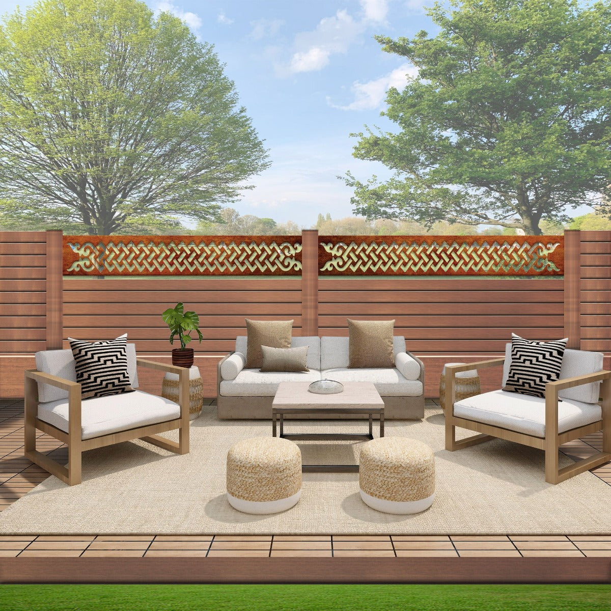 Laser Cut Fence Runner Range -  Celtic