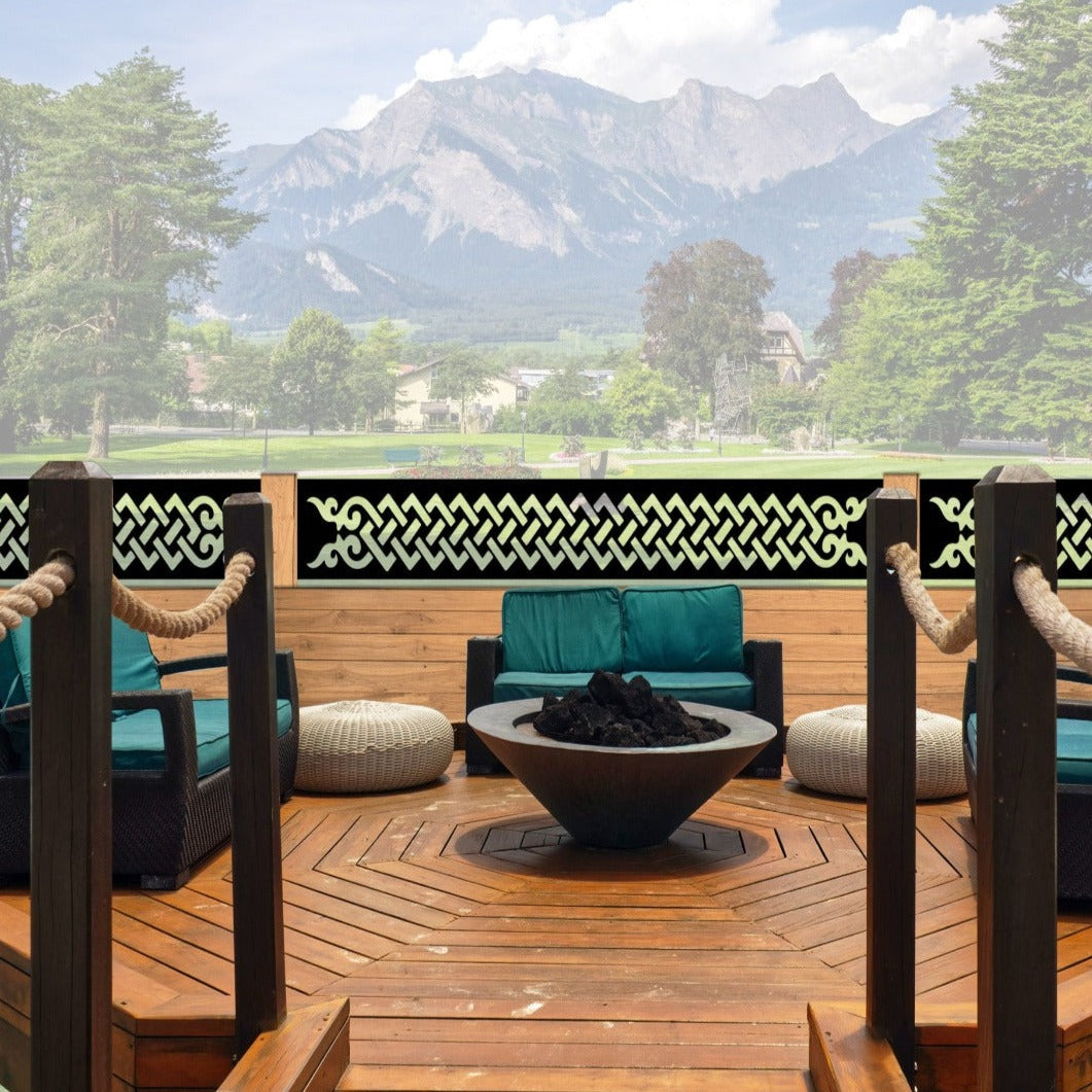 Laser Cut Fence Runner Range -  Celtic