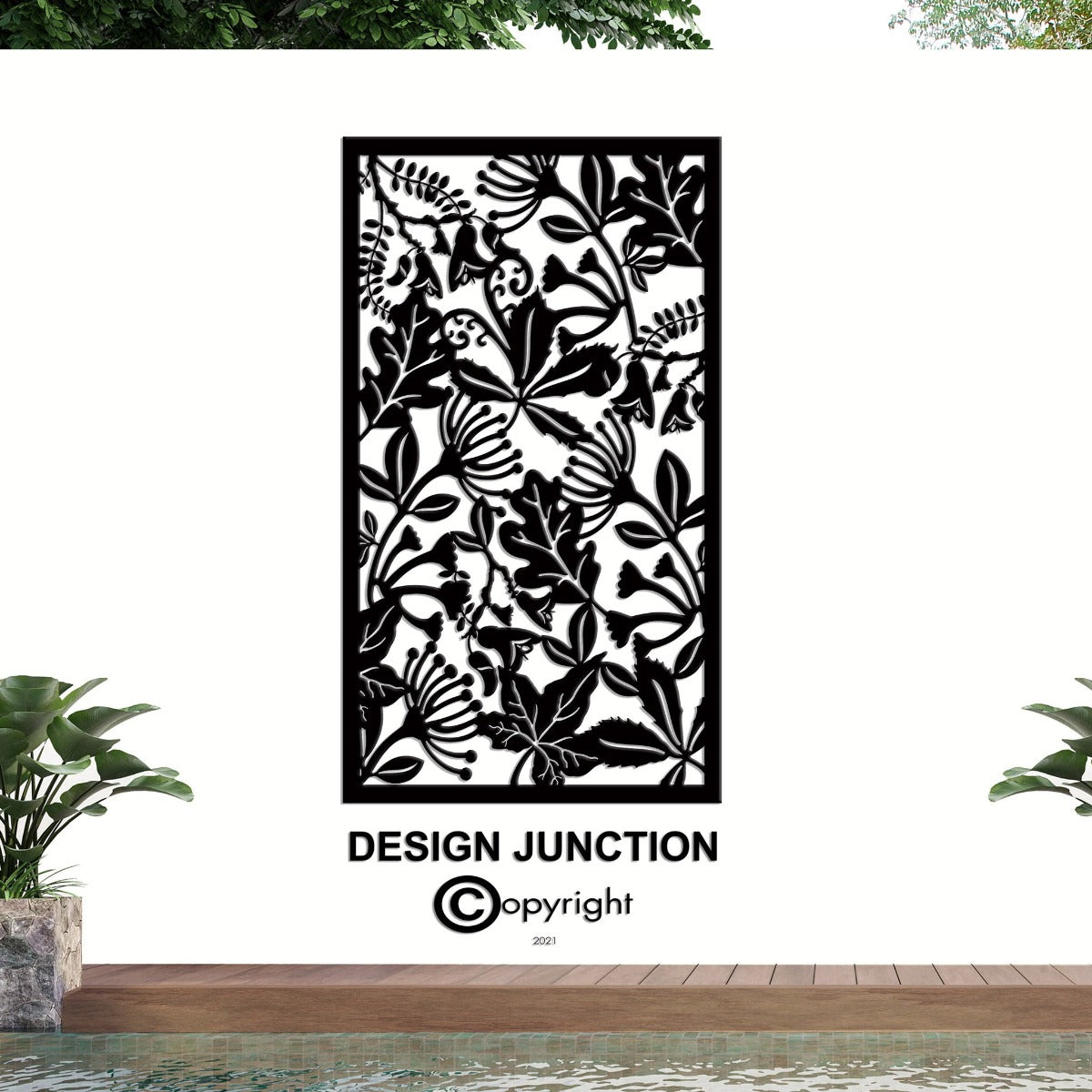 Garden Backdrop Screen  - Floral Heritage