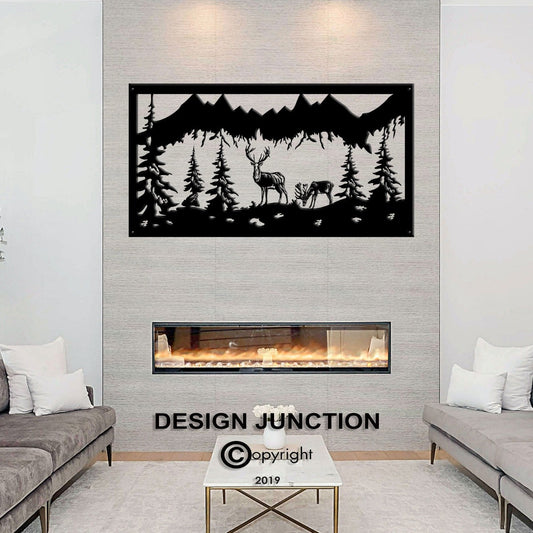 Laser Cut Wall Art - Alpine View
