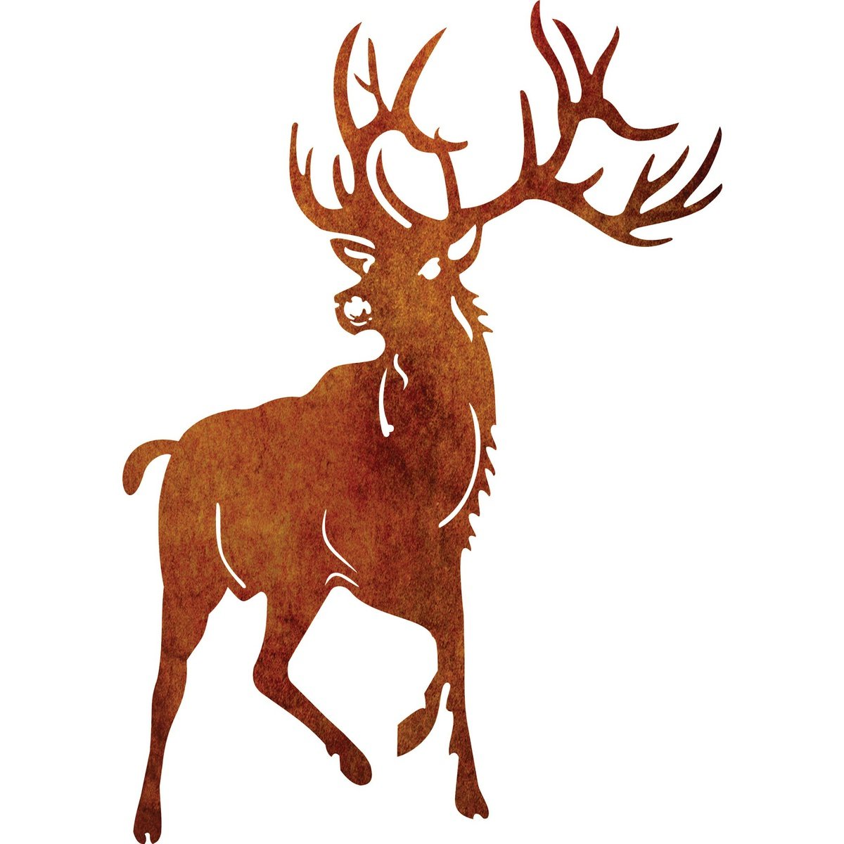 Red Stag Front On - Large Outdoor Wall Art