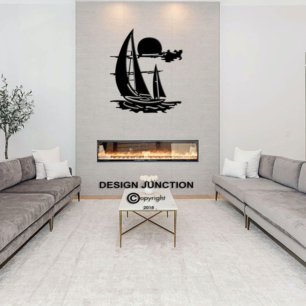 The Boat- Laser Wall Art