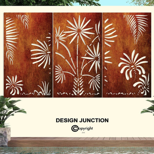 Decorative Garden Screens - The Palm Grove