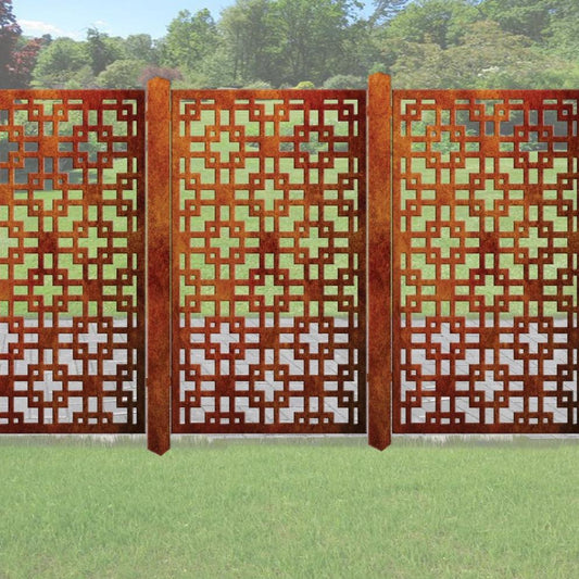 Decorative Screen & Fence Panel - The Squares