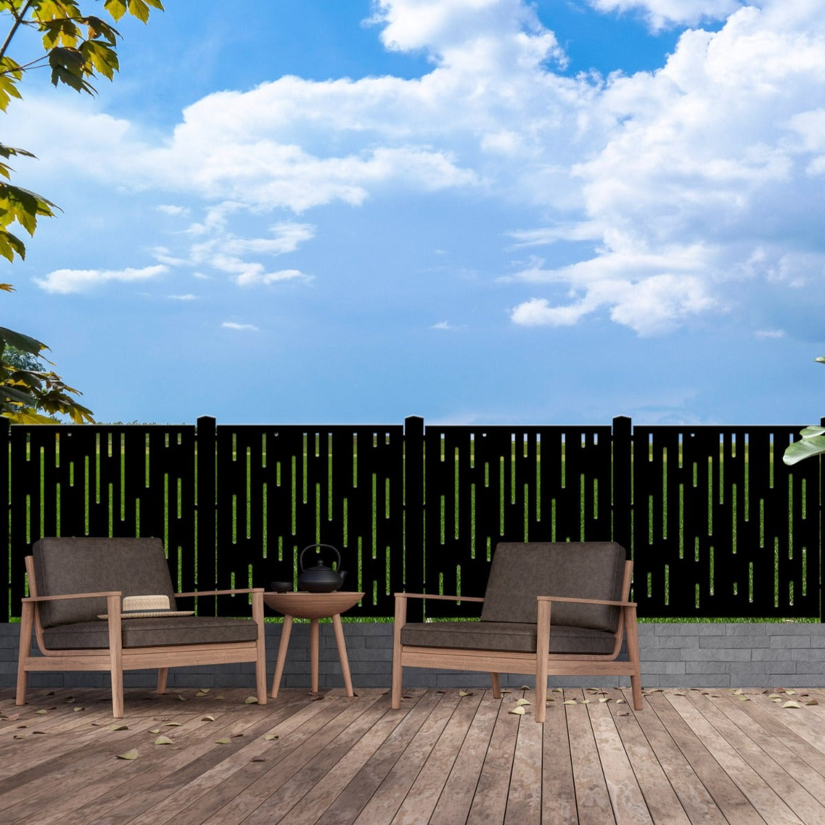 Laser Cut Balustrade Panel - The Vertical Lines