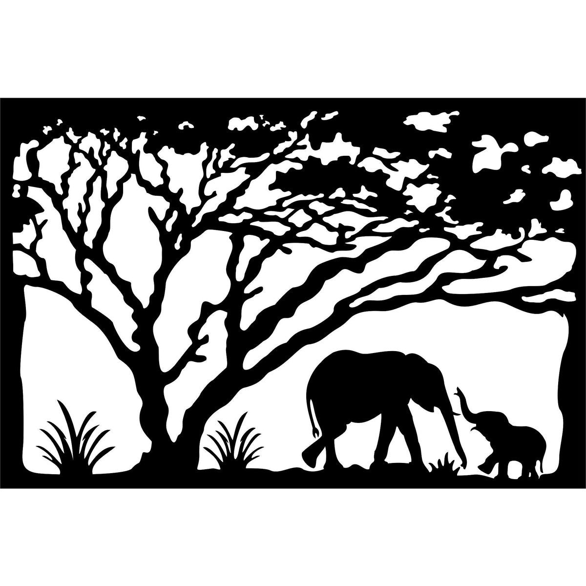 Laser Cut Panel - The Forest