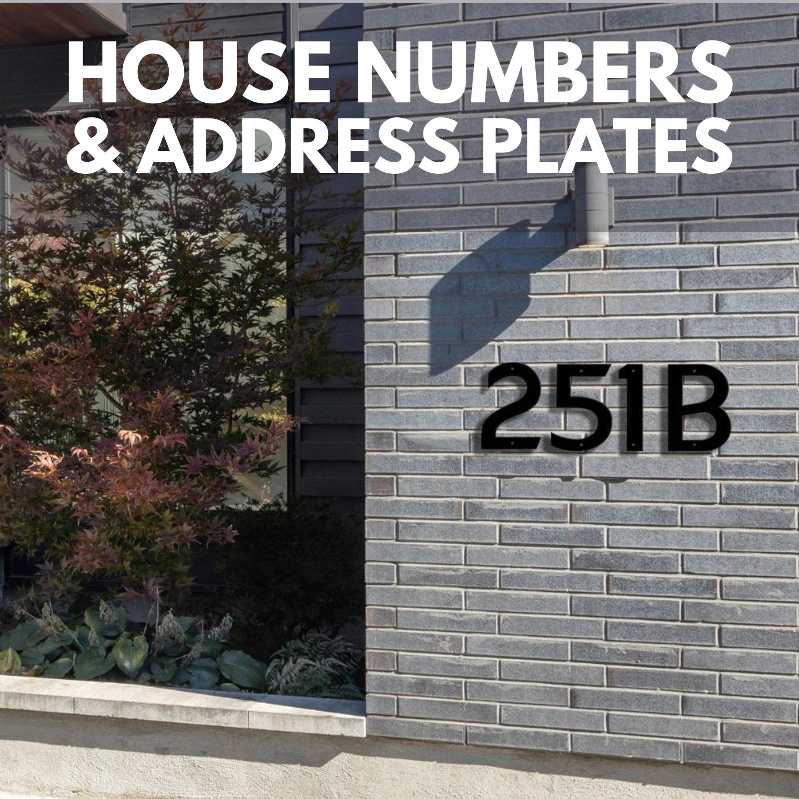 House Numbers  & Address Sign Plates : Adding Personal Touch to Your Home