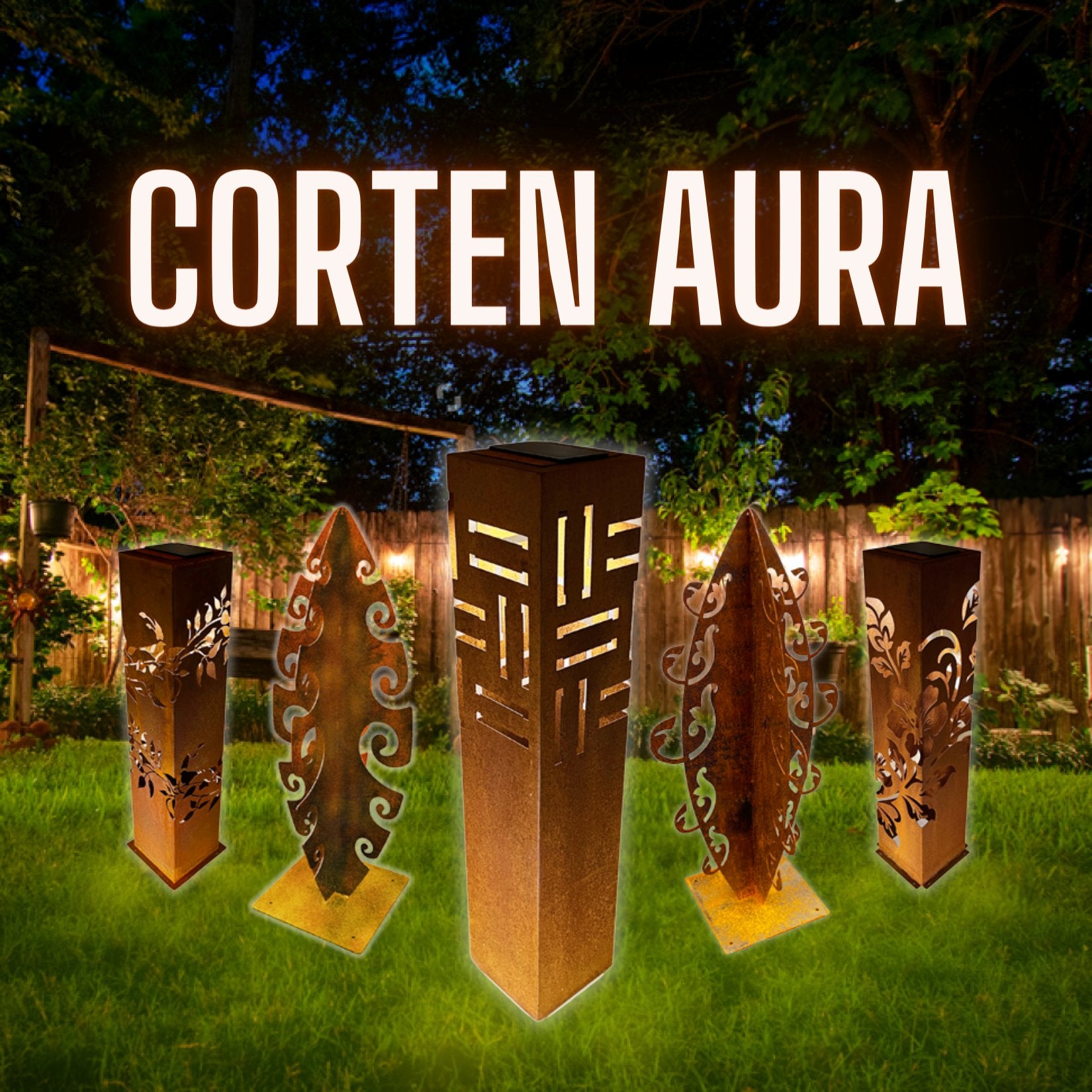 Corten Steel Outdoor Metal Art 