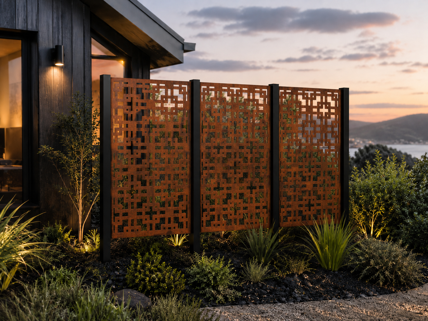 Decorative Screen & Fence Panel - The Squares