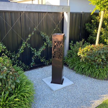 Garden Powder Coated Bollard & Light Pillar- Net ( Bonus Solar LED Light )