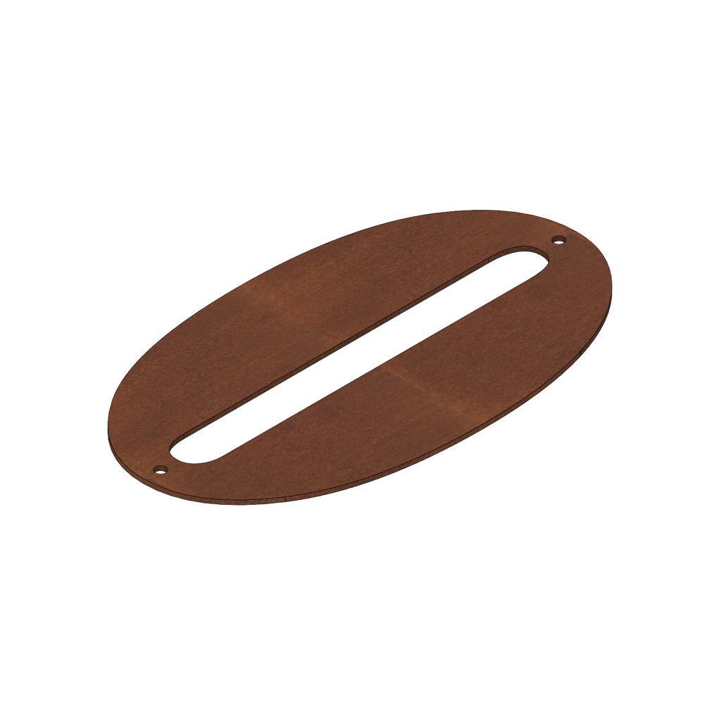 Corten Steel House Numbers Bernard (300 mm)