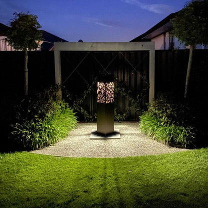 Garden Powder Coated Bollard & Light Pillar- Net ( Bonus Solar LED Light )