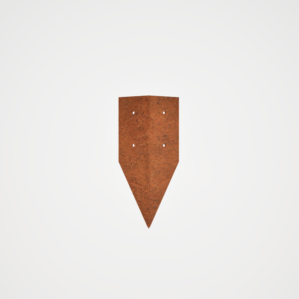 100 mm High. Corten Steel Garden Edging 3.00 mm Thick