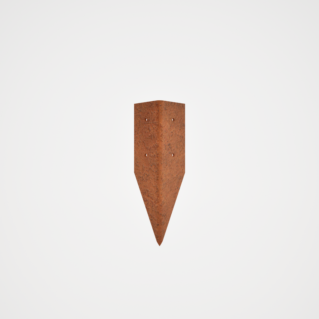 100 mm High. Corten Steel Garden Edging 3.00 mm Thick
