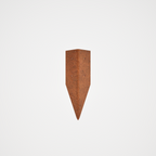 100 mm High. Corten Steel Garden Edging 3.00 mm Thick