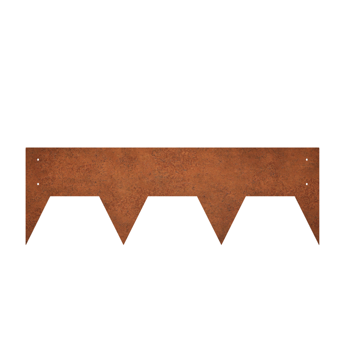100 mm High. Corten Steel Garden Edging 3.00 mm Thick