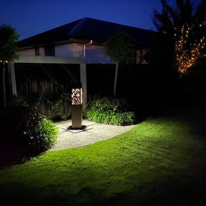 Garden Powder Coated Bollard & Light Pillar- Net ( Bonus Solar LED Light )
