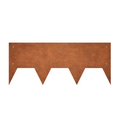 150 mm High. Corten Steel Garden Edging 3.00 mm Thick