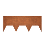 150 mm High. Corten Steel Garden Edging 3.00 mm Thick
