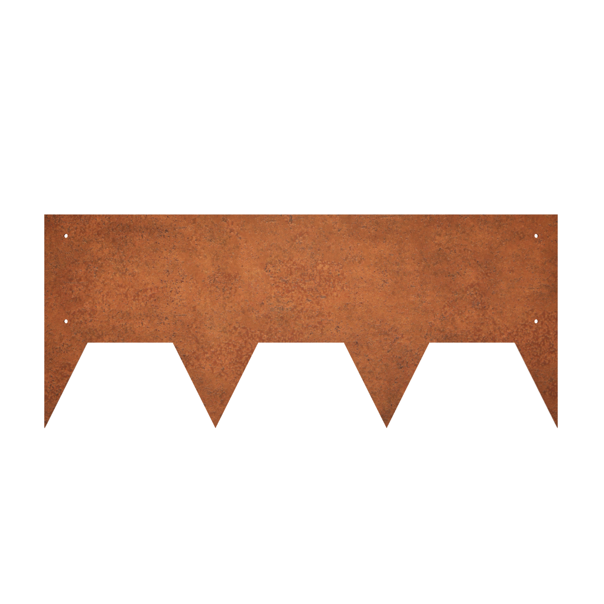 150 mm High. Corten Steel Garden Edging 3.00 mm Thick