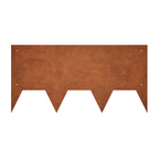 200 mm High. Corten Steel Garden Edging 3.00 mm Thick