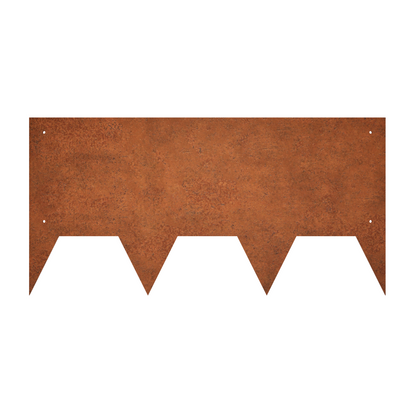200 mm High. Corten Steel Garden Edging 3.00 mm Thick