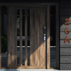 Corten Steel House Numbers "Highway" Small (200 mm)