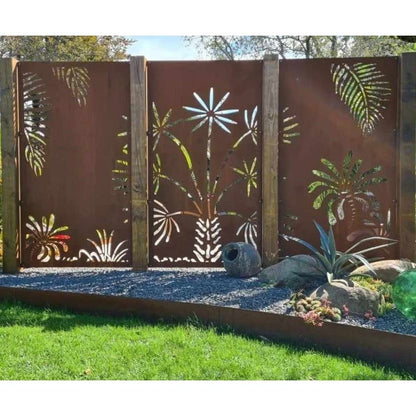 Decorative Garden Screens - The Palm Grove