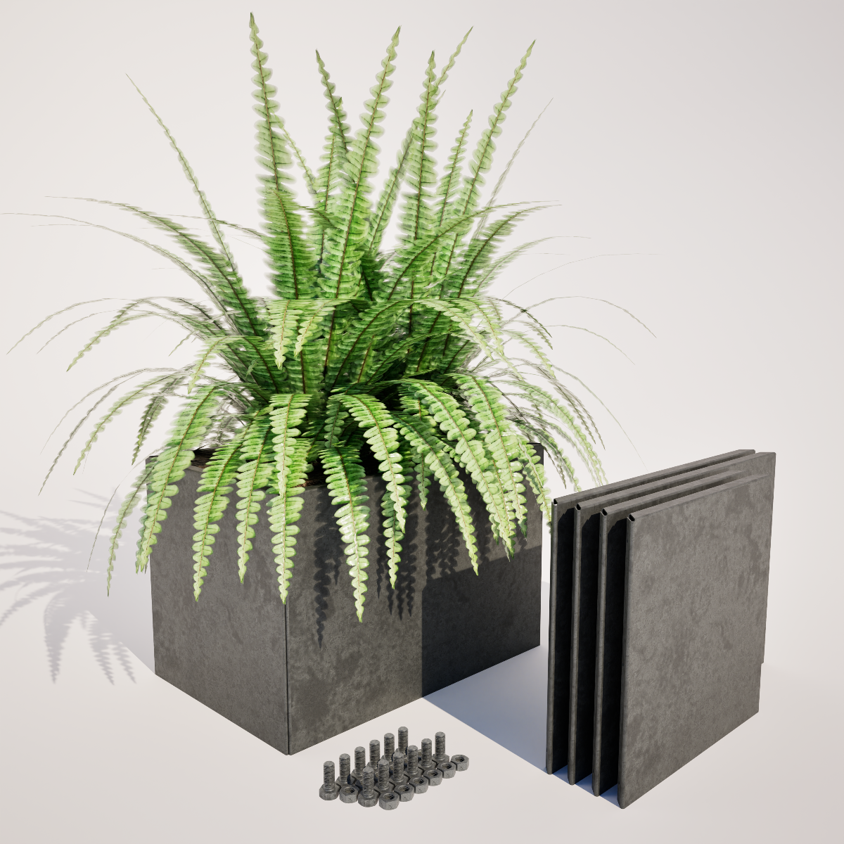 400 mm High Corten Steel Planter Boxes – 600 mm Wide