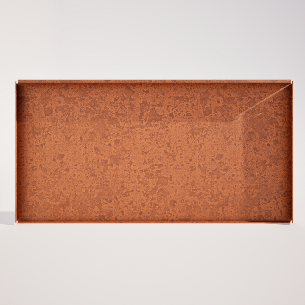 Corten Steel Components – For Modular Planters & Veggie Beds - 700 mm High