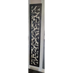 Corten Steel Fence Runner and Detailing Panel - Vines