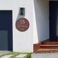 Make Your Personalized House Numbers & Address Sign Plate - Medium 60cm Circular