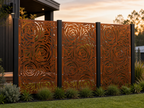 Privacy Screen & Fence Panel  - Drop Flower