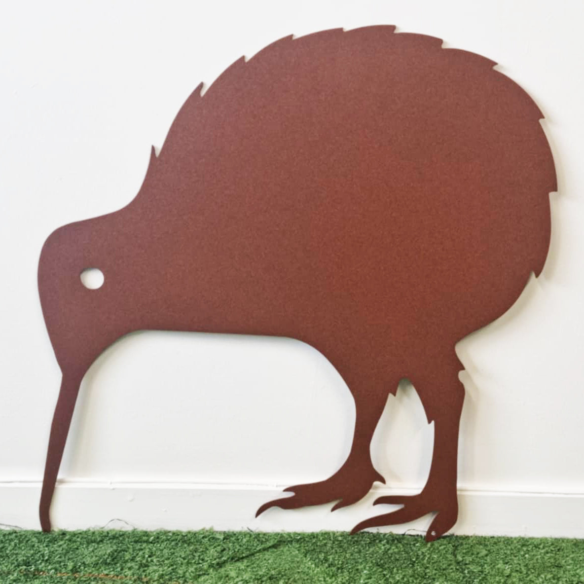 Powder coated Steel Metal Bird - Kiwi Weathered Steel** Clearance **