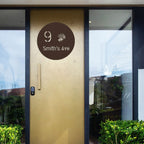 Make Your Own House Numbers & Address Signs - Large 80cm Circular