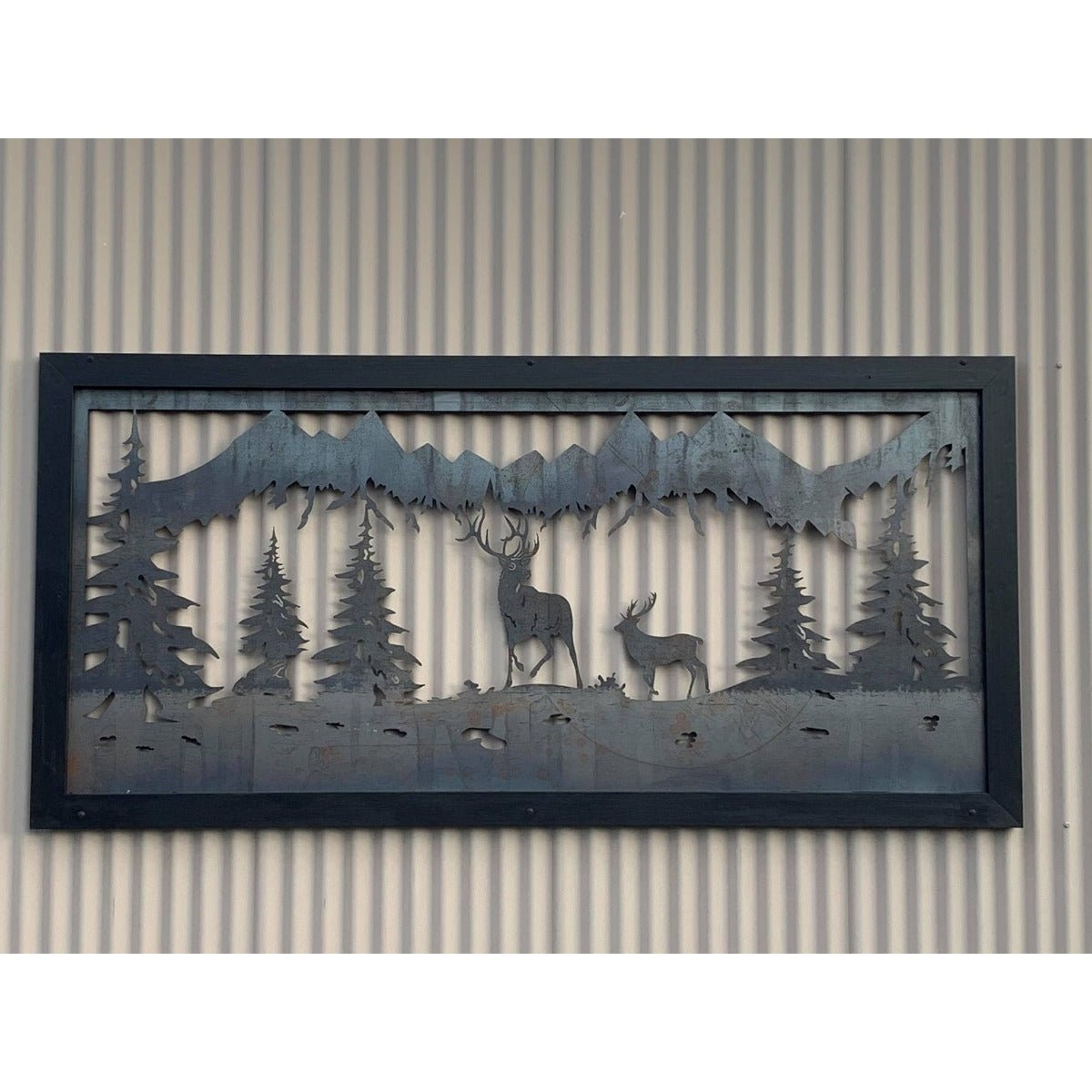 Alpine View - Laser Cut Metal Wall Art
