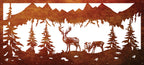 Alpine View - Laser Cut Metal Wall Art