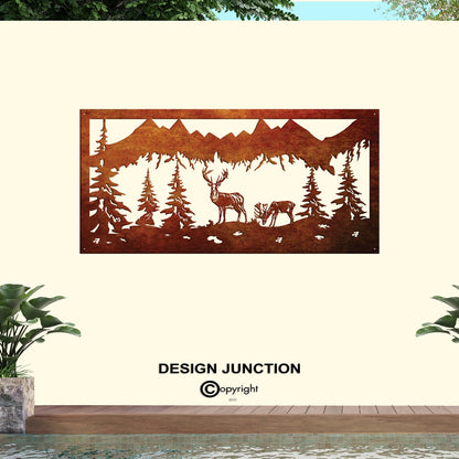 Laser Cut Wall Art - Alpine View