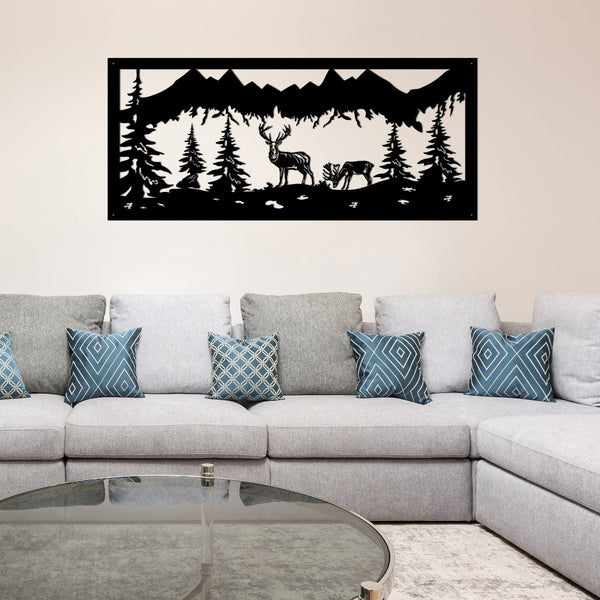 Powder Coated Alpine View - Wall Art  ** Clearance **