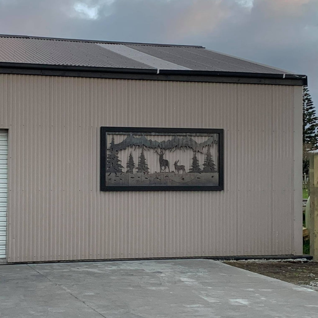 Alpine View - Laser Cut Metal Wall Art