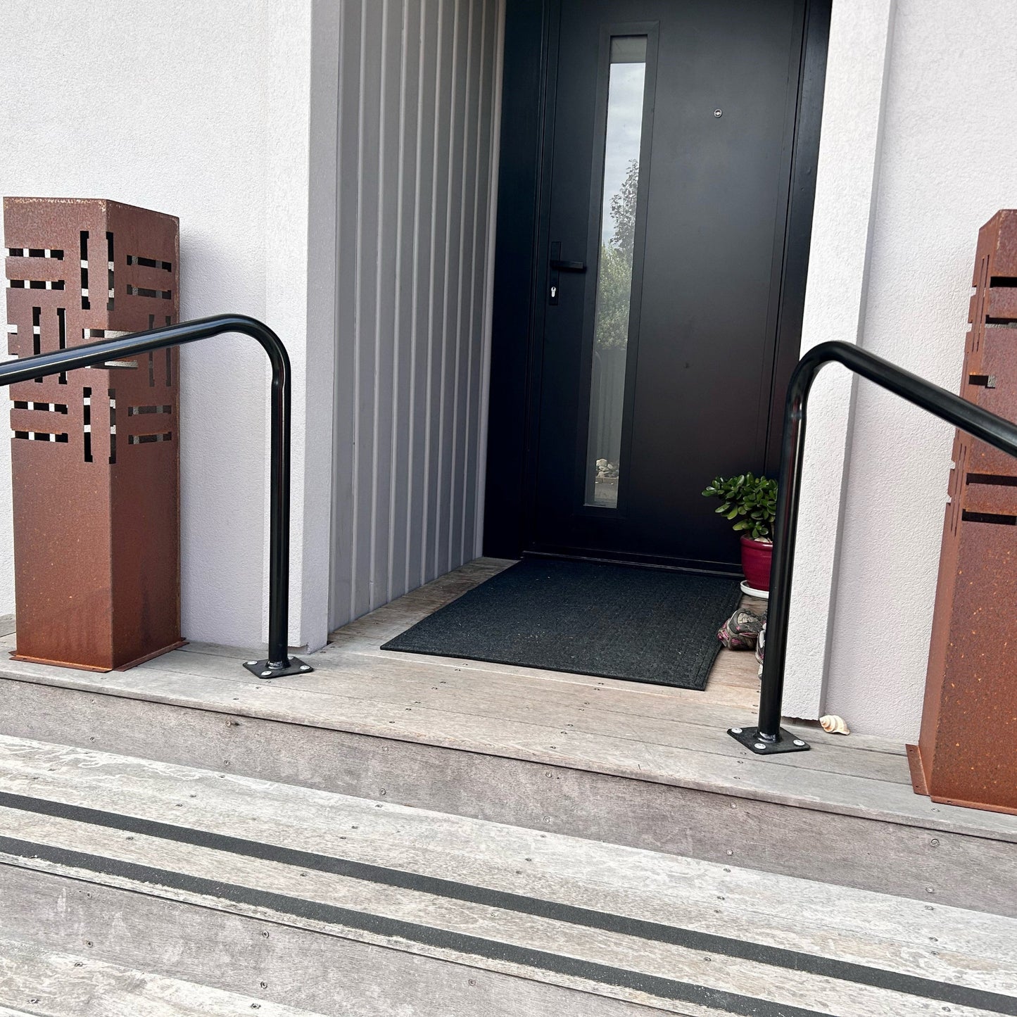 CortenAura Corten Steel Sculpture - The Lines