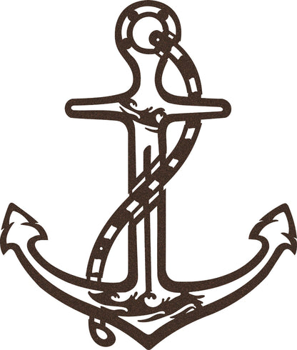 Laser cut wall Art - Anchor