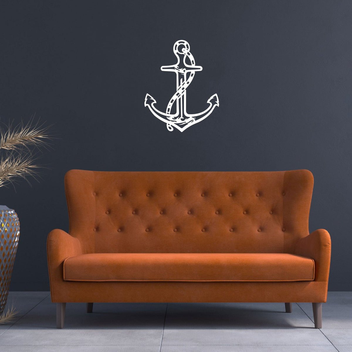 Anchor- Pearl White Wall art