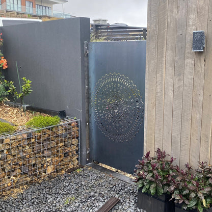 Garden Privacy Doors & Pedestrian Gate  - Mandala