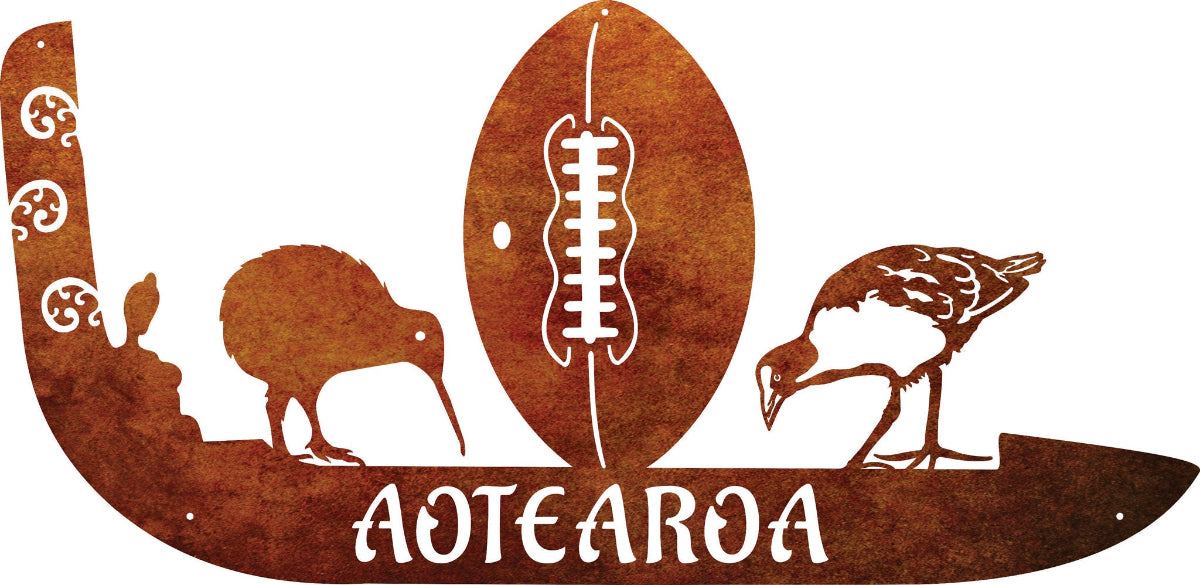 Aotearoa - Out Door Metal art