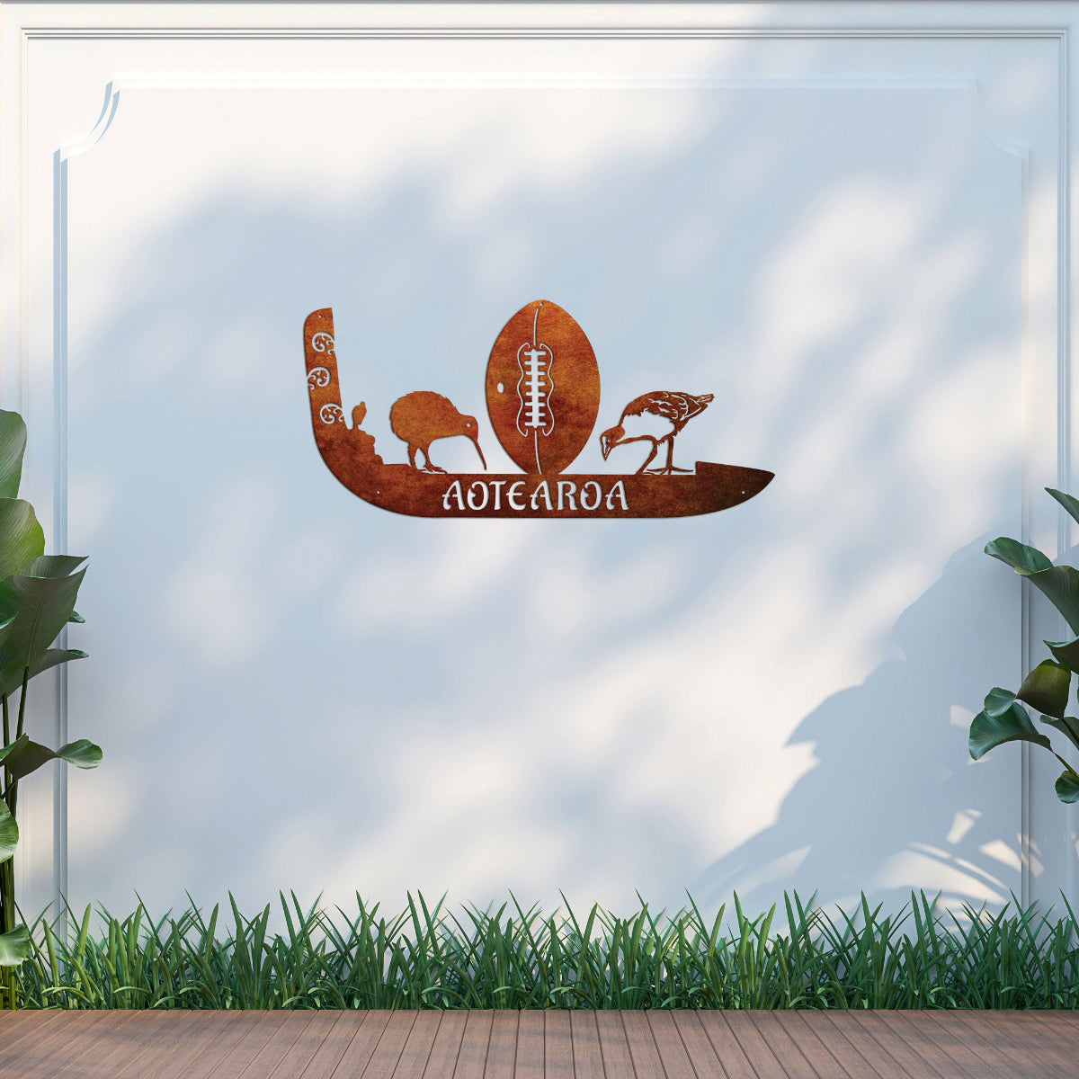 Aotearoa - Out Door Metal art