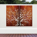 Privacy Screen & Fence Panel  - Autumn Whisper Set Of 2