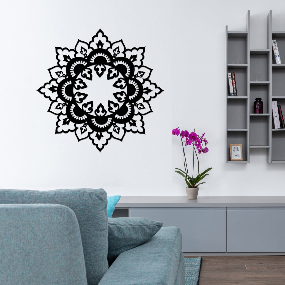 Corten Steel Wall Art - Boho Mandala CR6
