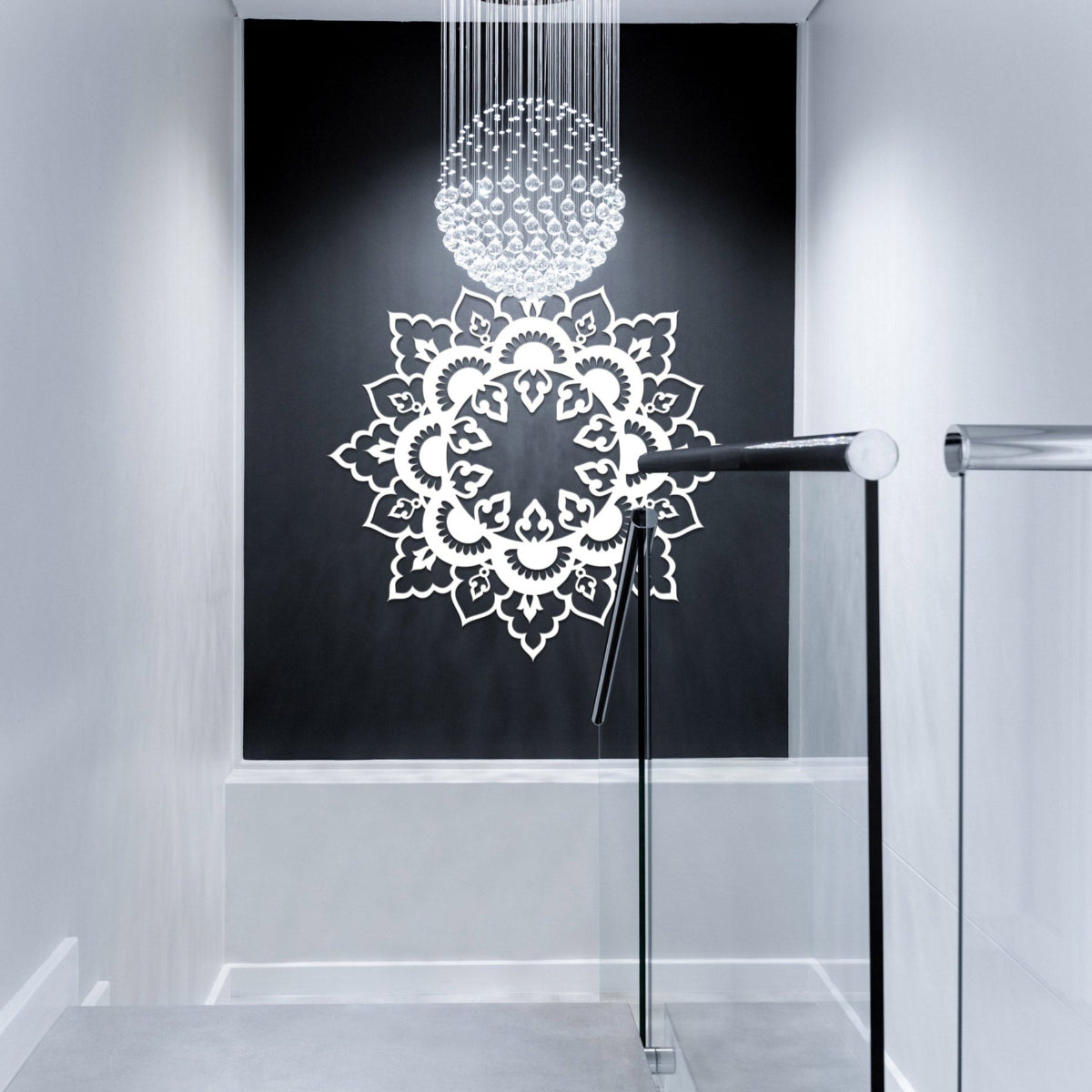 Corten Steel Wall Art - Boho Mandala CR6