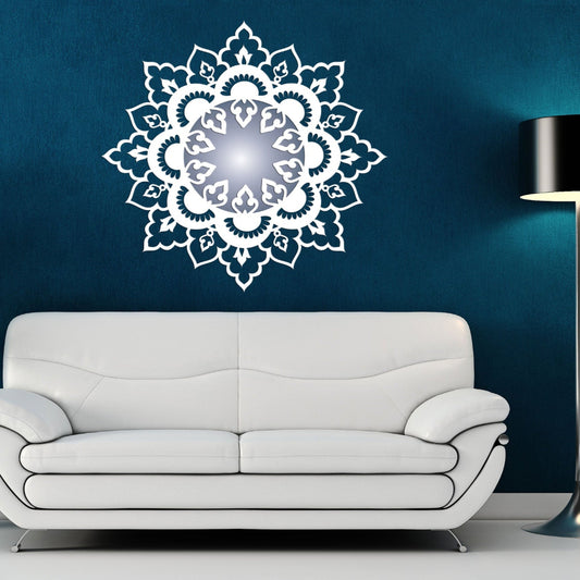 Corten Steel Wall Art - Boho Mandala CR6